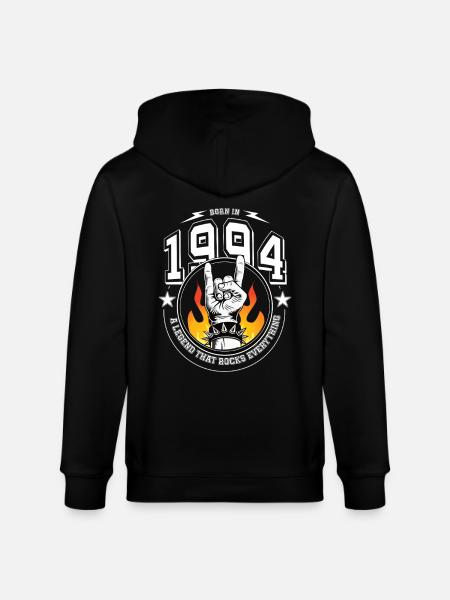 1994 Birthday, rocks everything - Stanley/Stella CULTIVATOR  Unisex Organic Hooded Jacket - black