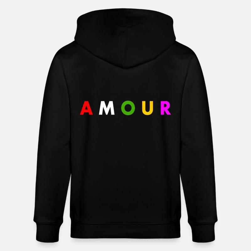 Amour - Veste à capuche bio CULTIVATOR Stanley/Stella Unisexe - noir