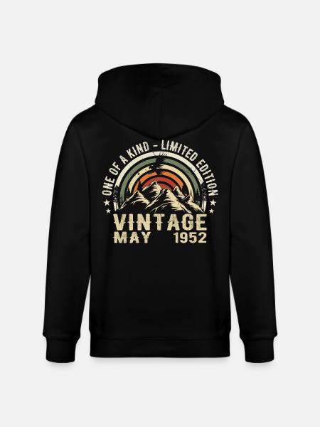 May 1952 - May 1952 - Stanley/Stella CULTIVATOR Unisex Organic Hooded Jacket - black