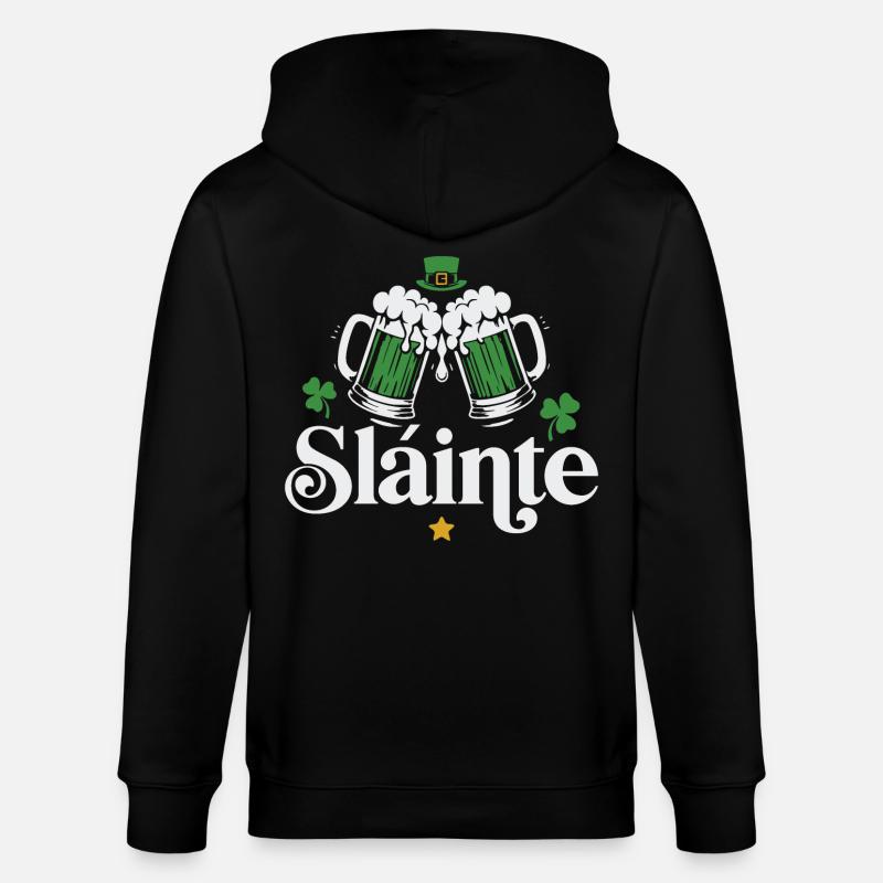 Slainte - Veste à capuche bio CULTIVATOR Stanley/Stella Unisexe - noir