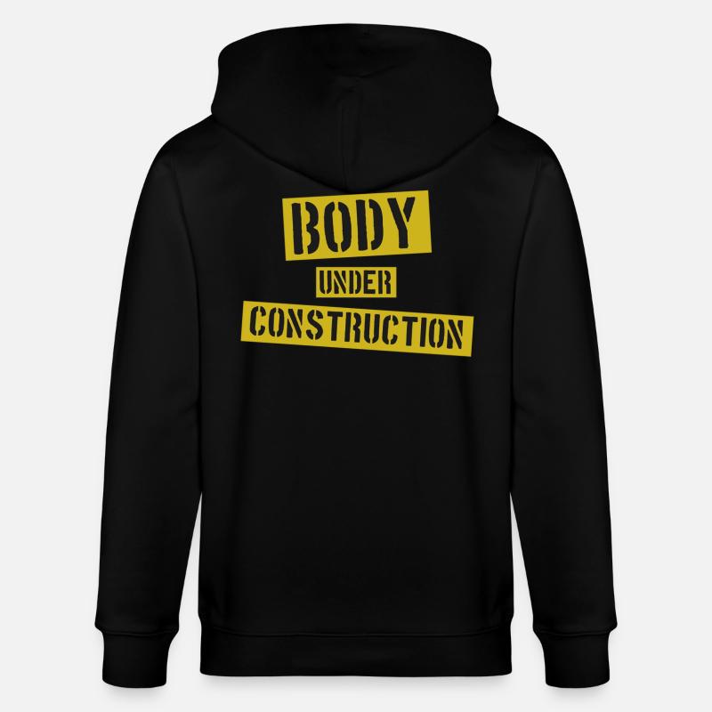 Body under Construction - Stanley/Stella Unisex Bio-Kapuzenjacke CULTIVATOR  - Schwarz