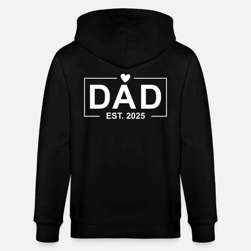 Papa Est 2025 - Veste à capuche bio CULTIVATOR Stanley/Stella Unisexe - noir