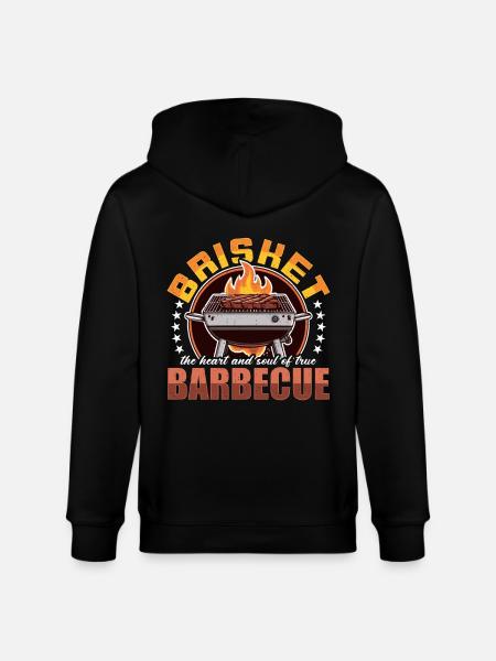 Petto Il Cuore E Amante Del BBQ Petto Barbecue - Felpa con cappuccio ecologica unisex CULTIVATOR di Stanley/Stella - nero