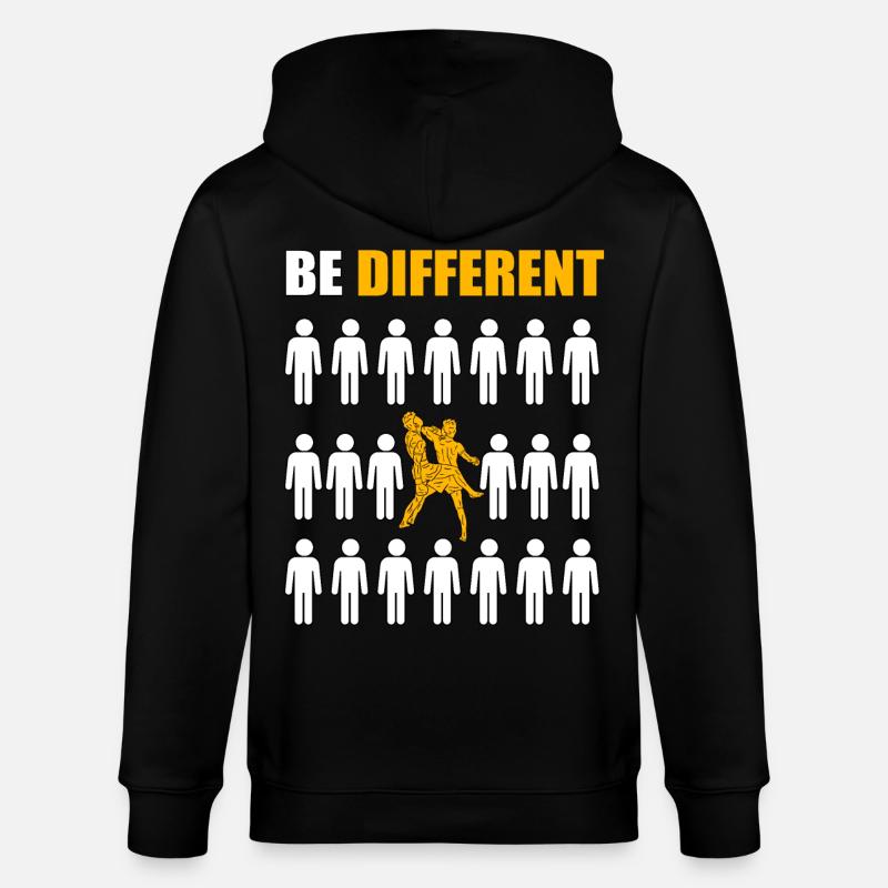 Sei anders Muay Thai - Stanley/Stella Unisex Bio-Kapuzenjacke CULTIVATOR  - Schwarz