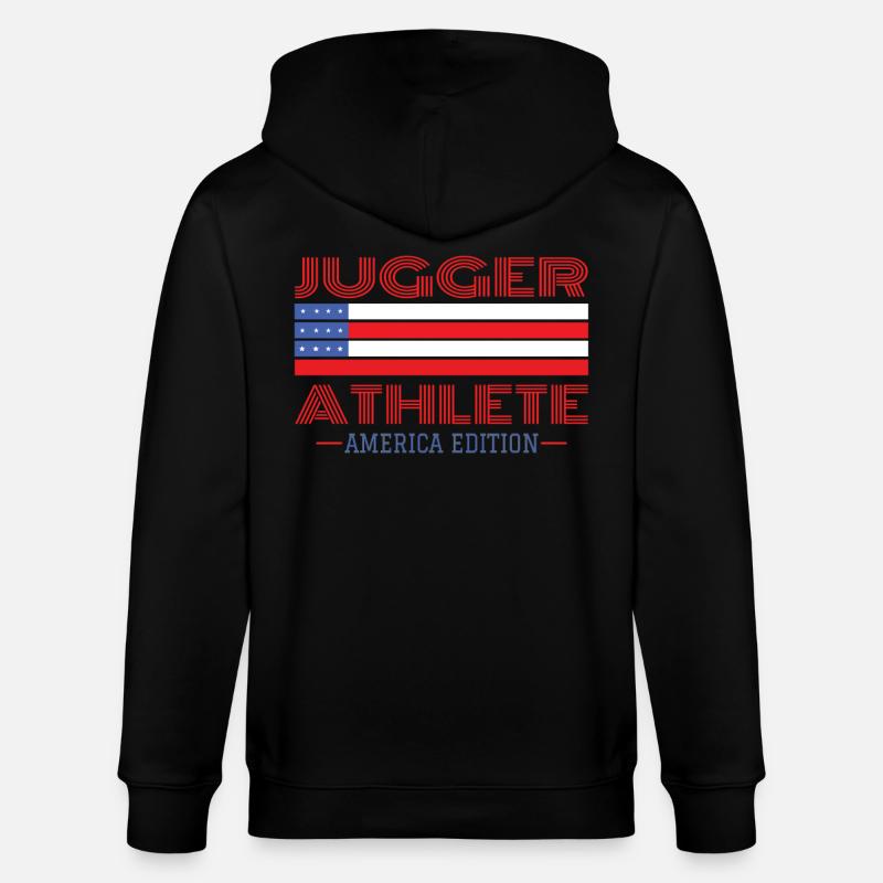 Jugger Funny - Stanley/Stella Unisex Bio-Kapuzenjacke CULTIVATOR - Schwarz