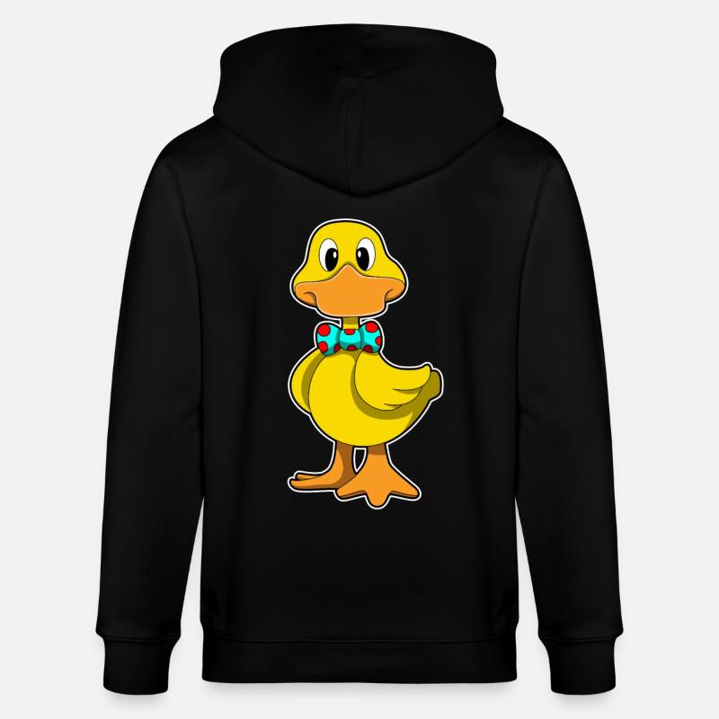 Canard à l'arc - Veste à capuche bio CULTIVATOR Stanley/Stella Unisexe - noir