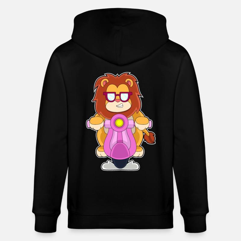 Löwe Scooter - Veste à capuche bio CULTIVATOR Stanley/Stella Unisexe - noir