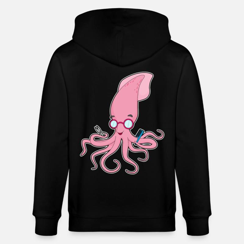 Calmar Coiffeur Ciseaux - Veste à capuche bio CULTIVATOR Stanley/Stella Unisexe - noir