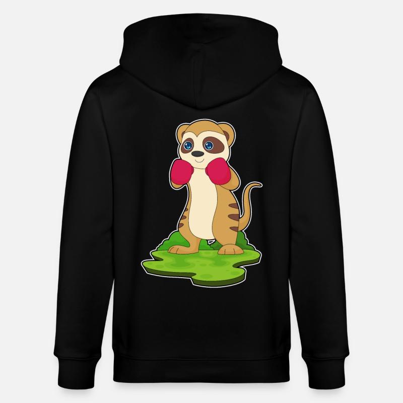 Gants de boxe Meerkat Boxer - Veste à capuche bio CULTIVATOR Stanley/Stella Unisexe - noir
