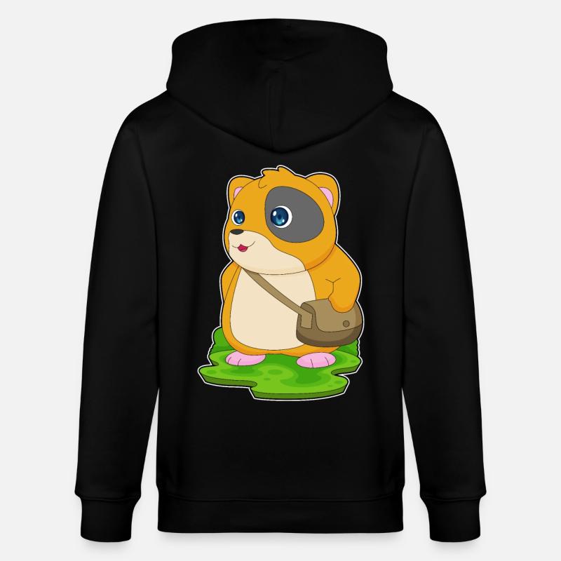 Sac à main Hamster - Veste à capuche bio CULTIVATOR Stanley/Stella Unisexe - noir