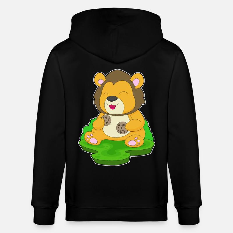 Biscuits Lion - Veste à capuche bio CULTIVATOR Stanley/Stella Unisexe - noir