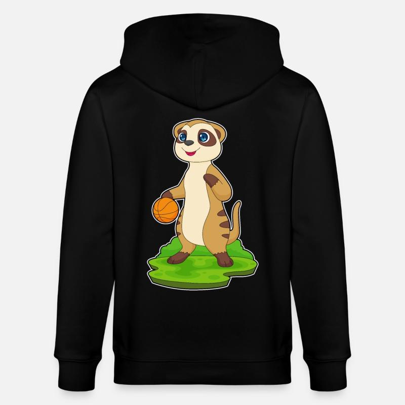 Meerkat Basketteur Basketteur - Veste à capuche bio CULTIVATOR Stanley/Stella Unisexe - noir