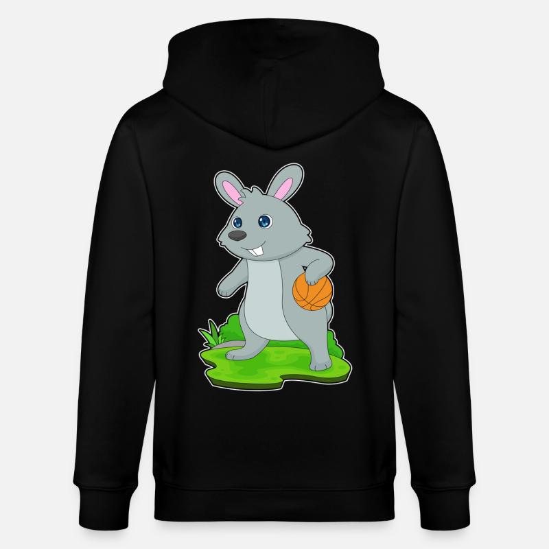 Bunny Basketteur Basketteur - Veste à capuche bio CULTIVATOR Stanley/Stella Unisexe - noir