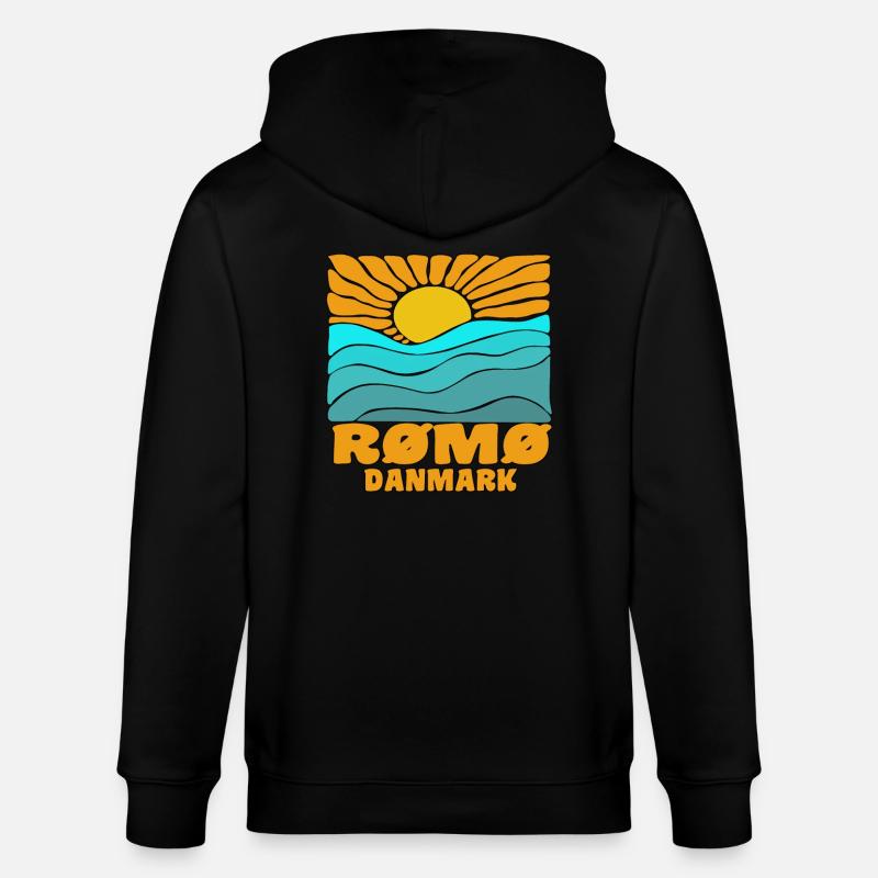 Romo Römo - Veste à capuche bio CULTIVATOR Stanley/Stella Unisexe - noir