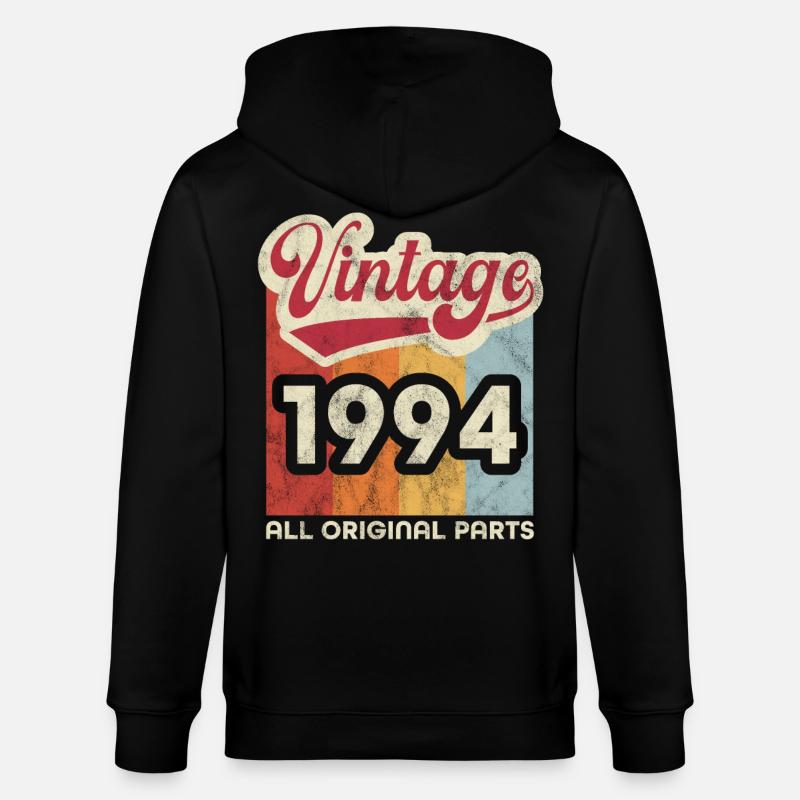 Millésime 1994 - Veste à capuche bio CULTIVATOR Stanley/Stella Unisexe - noir