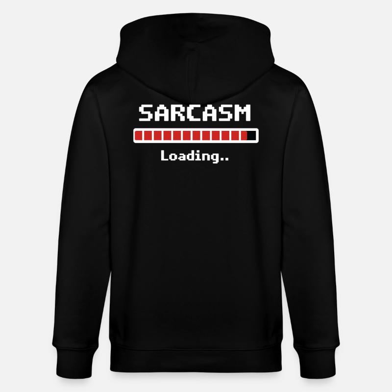 Sarcasme Loading Humour - Veste à capuche bio CULTIVATOR Stanley/Stella Unisexe - noir