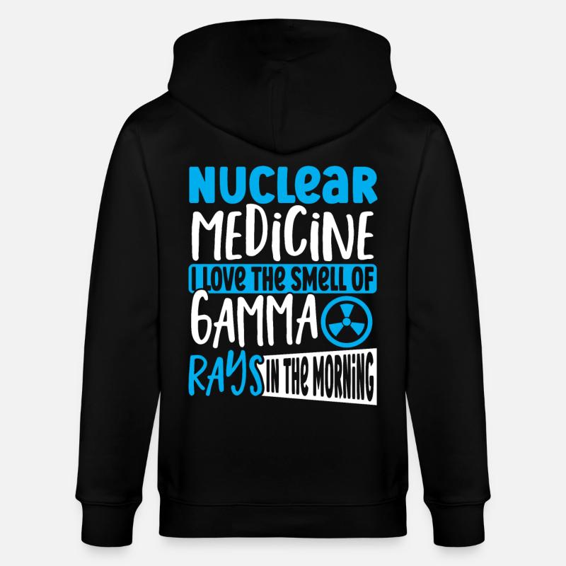 Médecine nucléaire J’aime l’odeur de - Veste à capuche bio CULTIVATOR Stanley/Stella Unisexe - noir