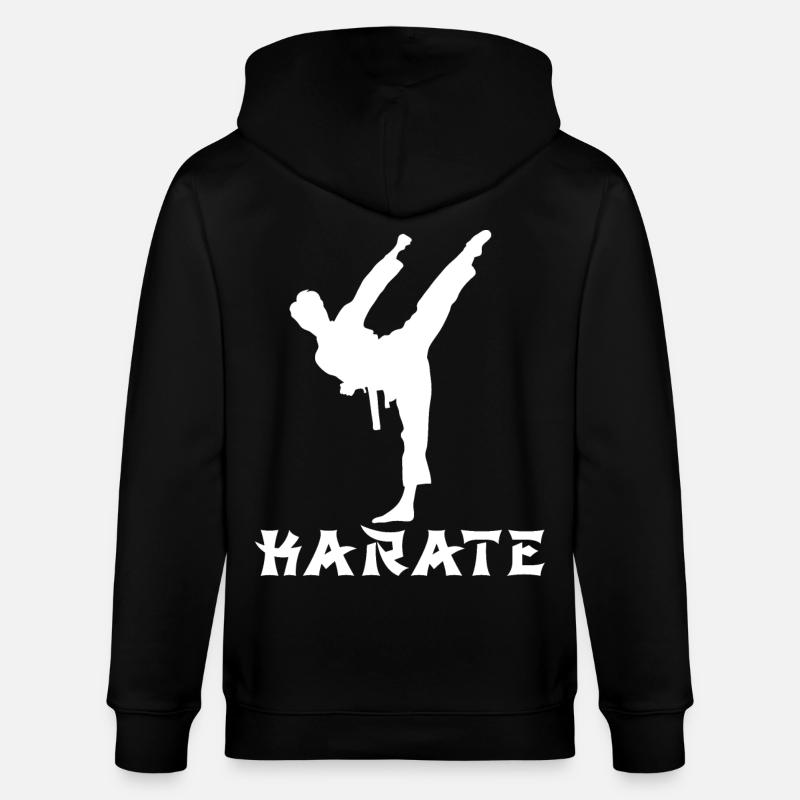 Karate - Stanley/Stella Unisex Bio-Kapuzenjacke CULTIVATOR  - Schwarz