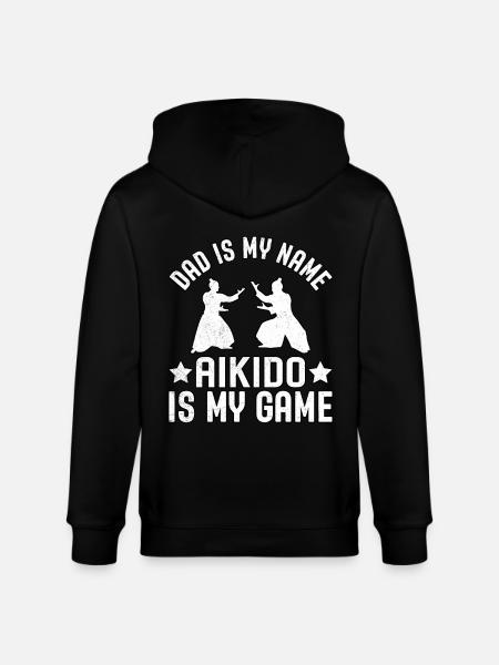 Far hedder Aikido er mit spil - Stanley/Stella økologisk unisex-hættejakke CULTIVATOR  - sort