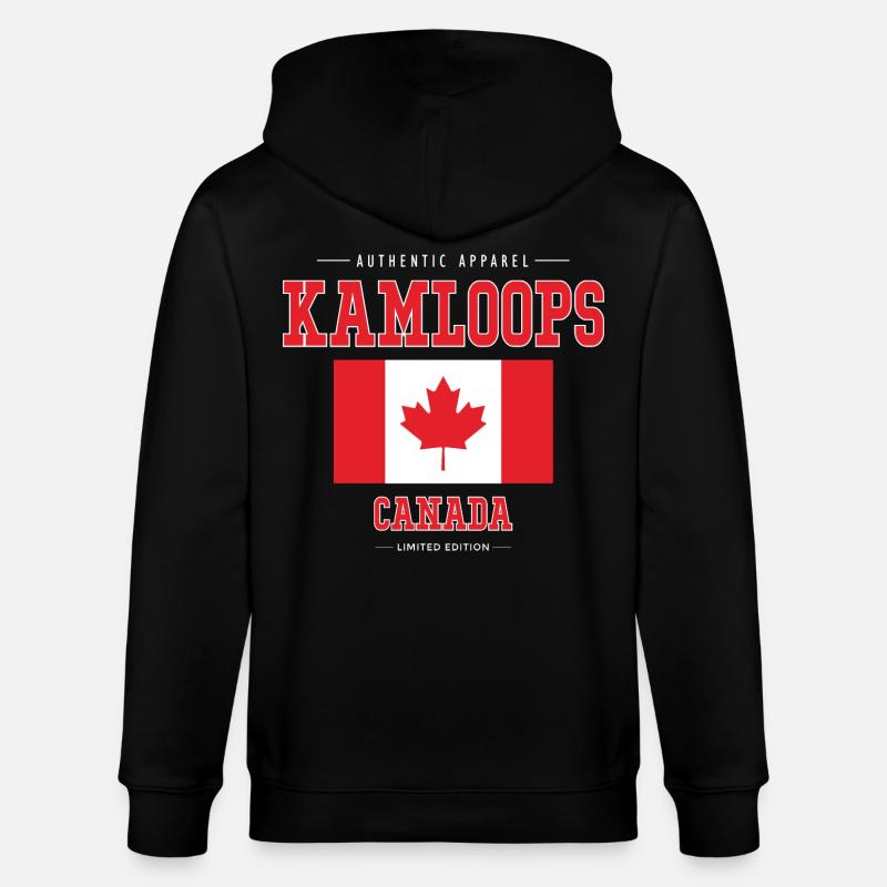 Kamloops - Veste à capuche bio CULTIVATOR Stanley/Stella Unisexe - noir