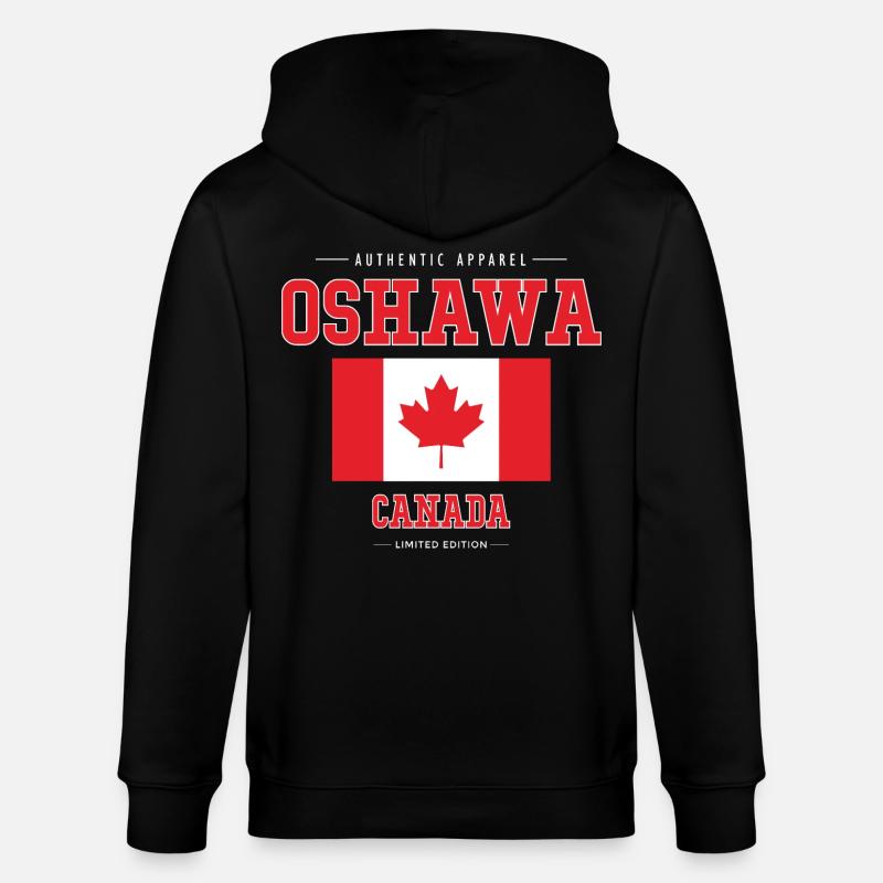 Oshawa - Veste à capuche bio CULTIVATOR Stanley/Stella Unisexe - noir