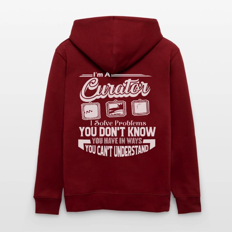 Curator Curator Solves Problems Stanley/Stella CULTIVATOR  Unisex Organic Hooded Jacket