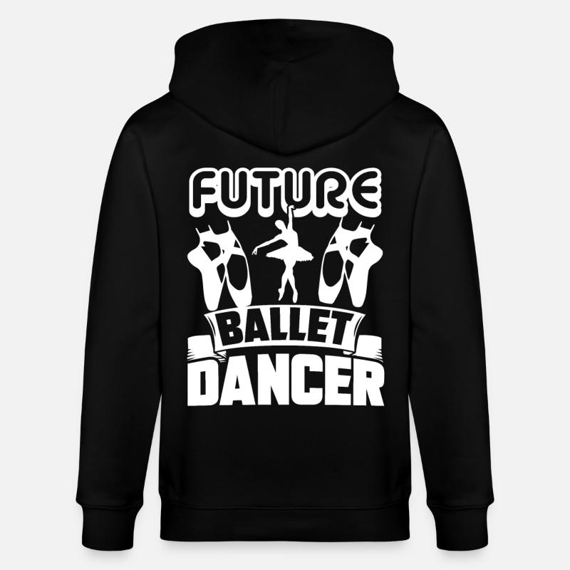Ballet Dancer Future Ballet Dancer - Stanley/Stella CULTIVATOR Unisex Organic Hooded Jacket - black