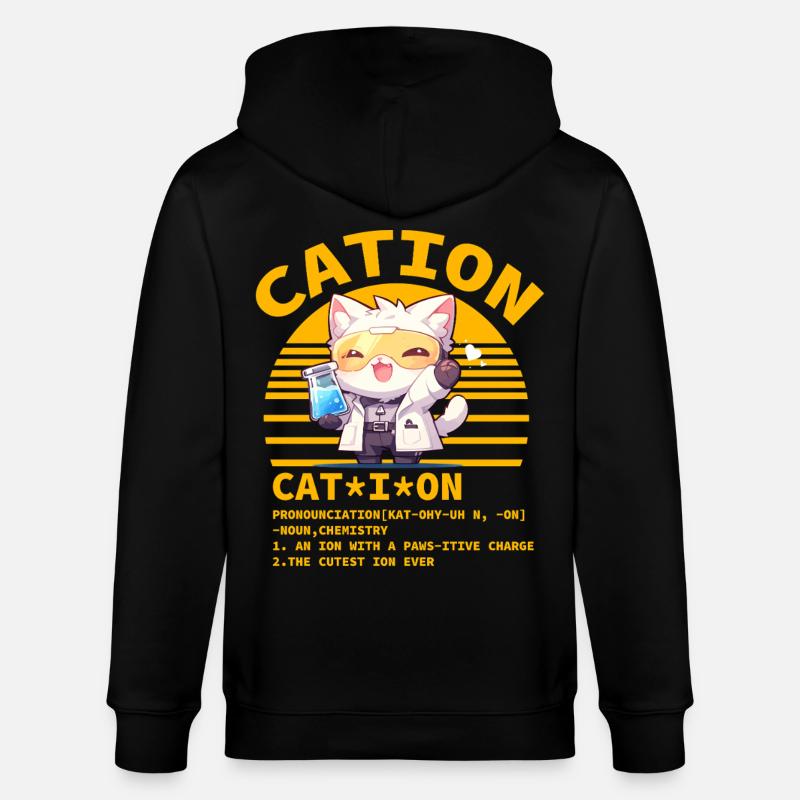 Cation - Veste à capuche bio CULTIVATOR Stanley/Stella Unisexe - noir
