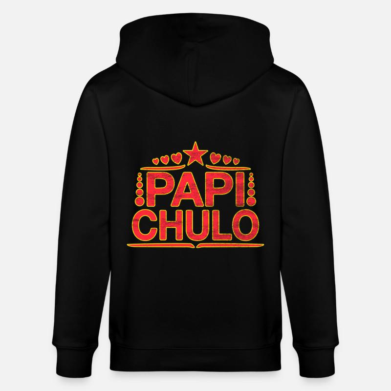 Papi Chulo - Latino Style Design - Stanley/Stella Unisex Bio-Kapuzenjacke CULTIVATOR  - Schwarz