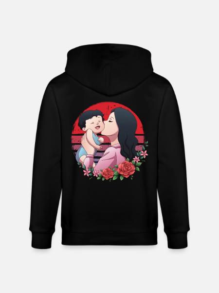Maman de la fée Une - Veste à capuche bio CULTIVATOR Stanley/Stella Unisexe - noir