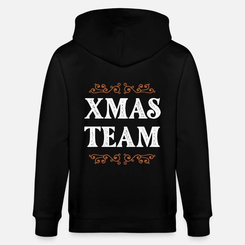 L’équipe de Noël - Veste à capuche bio CULTIVATOR Stanley/Stella Unisexe - noir