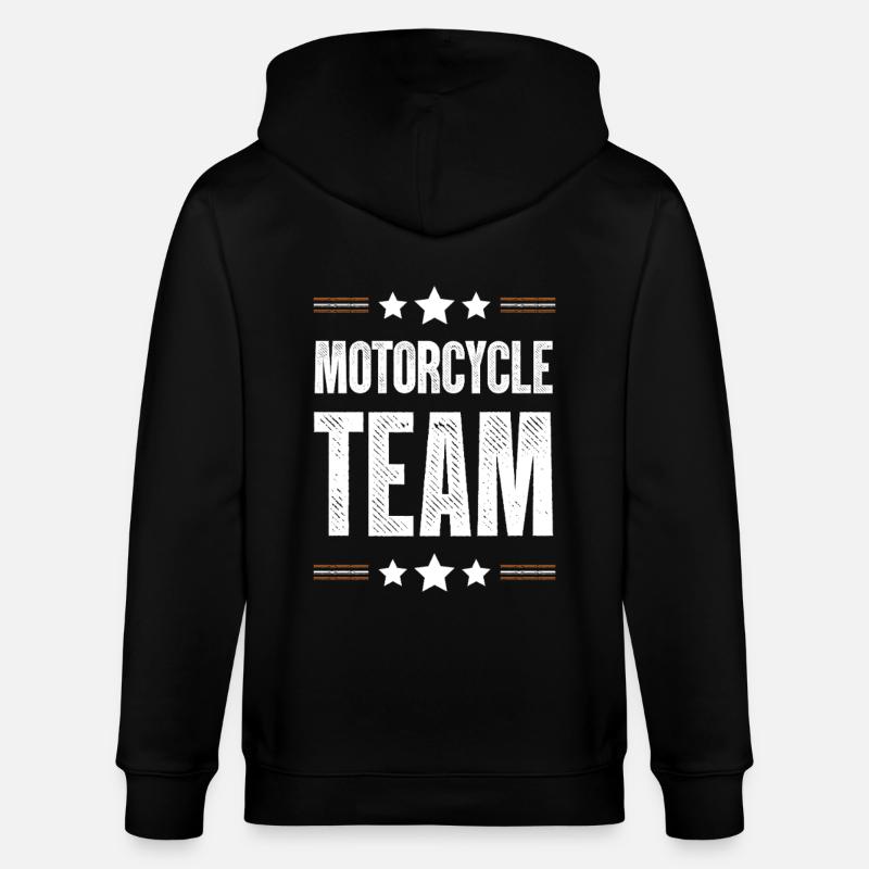 Équipe de motards - Veste à capuche bio CULTIVATOR Stanley/Stella Unisexe - noir