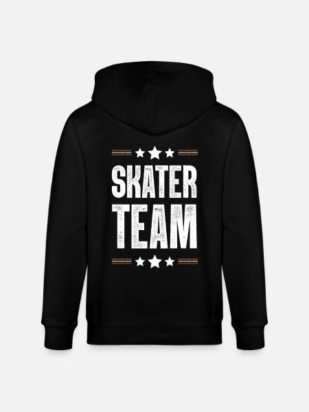 Skater Team - Stanley/Stella CULTIVATOR Unisex Organic Hooded Jacket - black