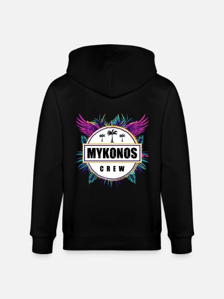Mykonos Crew Tropisch - Stanley/Stella Unisex Bio-Kapuzenjacke CULTIVATOR - Schwarz