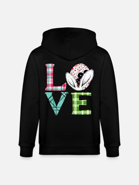 Liebe Ostern - Stanley/Stella Unisex Bio-Kapuzenjacke CULTIVATOR - Schwarz