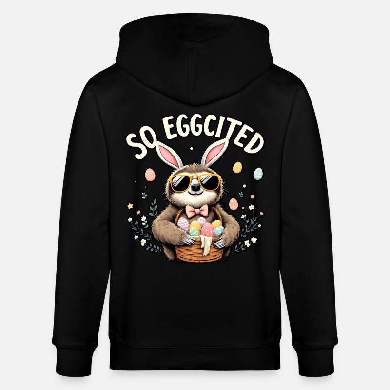 Alors Eggcited - Veste à capuche bio CULTIVATOR Stanley/Stella Unisexe - noir