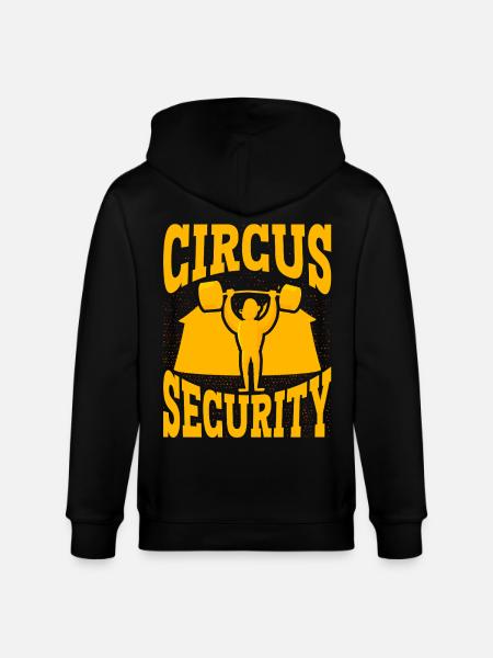 Circus Security - Stanley/Stella CULTIVATOR Unisex Organic Hooded Jacket - black