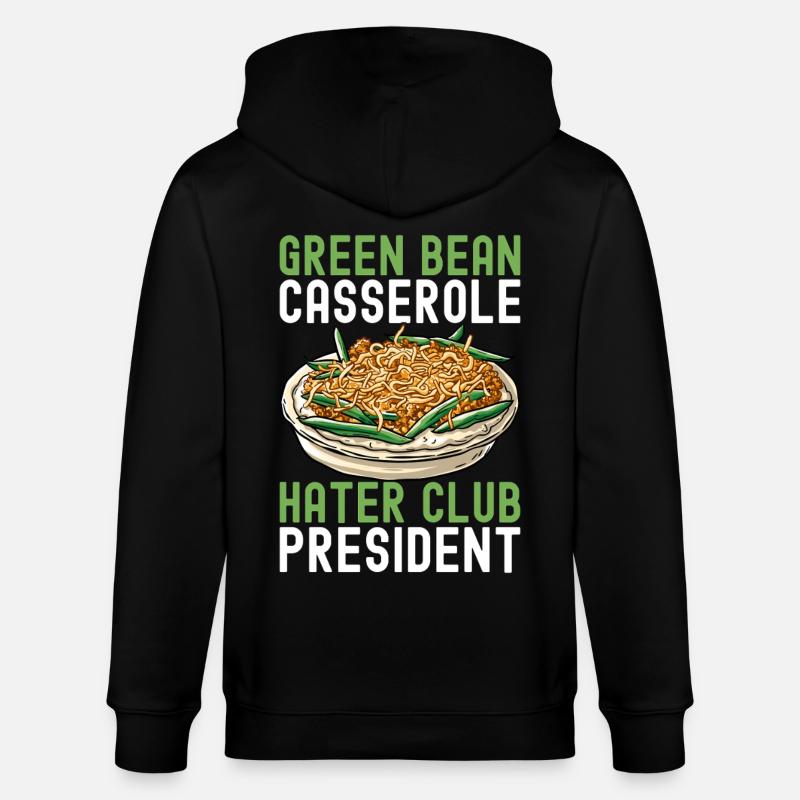Casserole de haricots verts - Veste à capuche bio CULTIVATOR Stanley/Stella Unisexe - noir