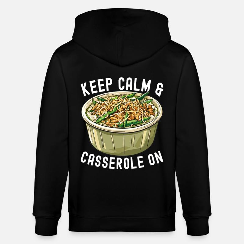 Casserole de haricots verts - Veste à capuche bio CULTIVATOR Stanley/Stella Unisexe - noir