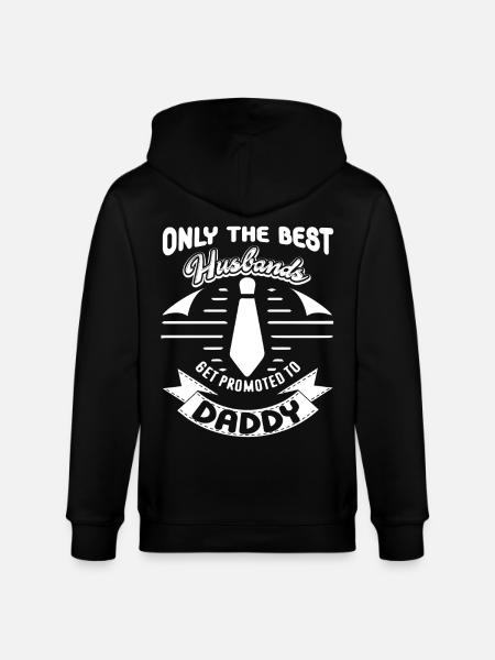 Father's Day Best Husbands - Stanley/Stella CULTIVATOR Unisex Organic Hooded Jacket - black