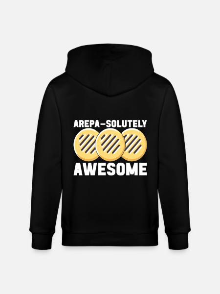 Venezuelan Arepas - Stanley/Stella CULTIVATOR Unisex Organic Hooded Jacket - black