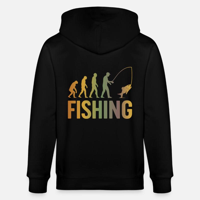 Evolution fürs Angeln - Stanley/Stella Unisex Bio-Kapuzenjacke CULTIVATOR  - Schwarz
