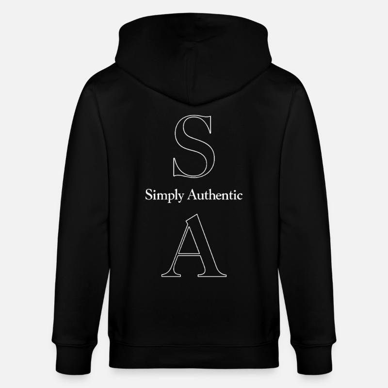 Simply Authentic Statement Spruch - Stanley/Stella Unisex Bio-Kapuzenjacke CULTIVATOR  - Schwarz