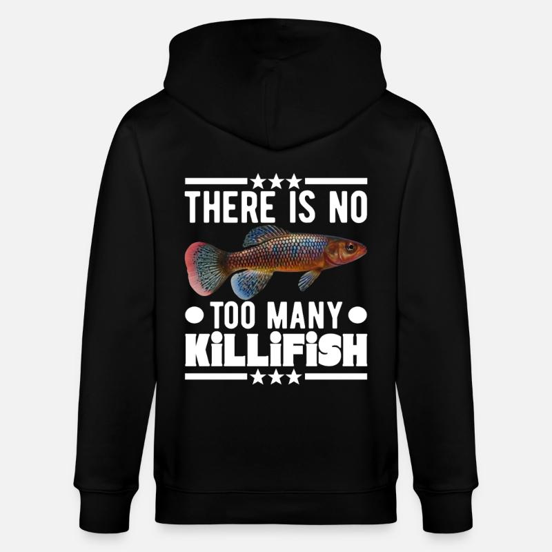 Killifisch Eierlegender Zahnkrapfen Aquarium - Stanley/Stella Unisex Bio-Kapuzenjacke CULTIVATOR  - Schwarz