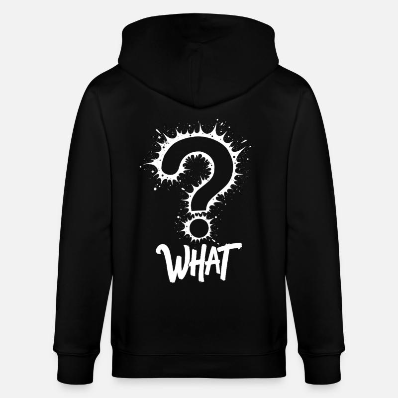 What Fragezeichen Splash - Stanley/Stella Unisex Bio-Kapuzenjacke CULTIVATOR - Schwarz
