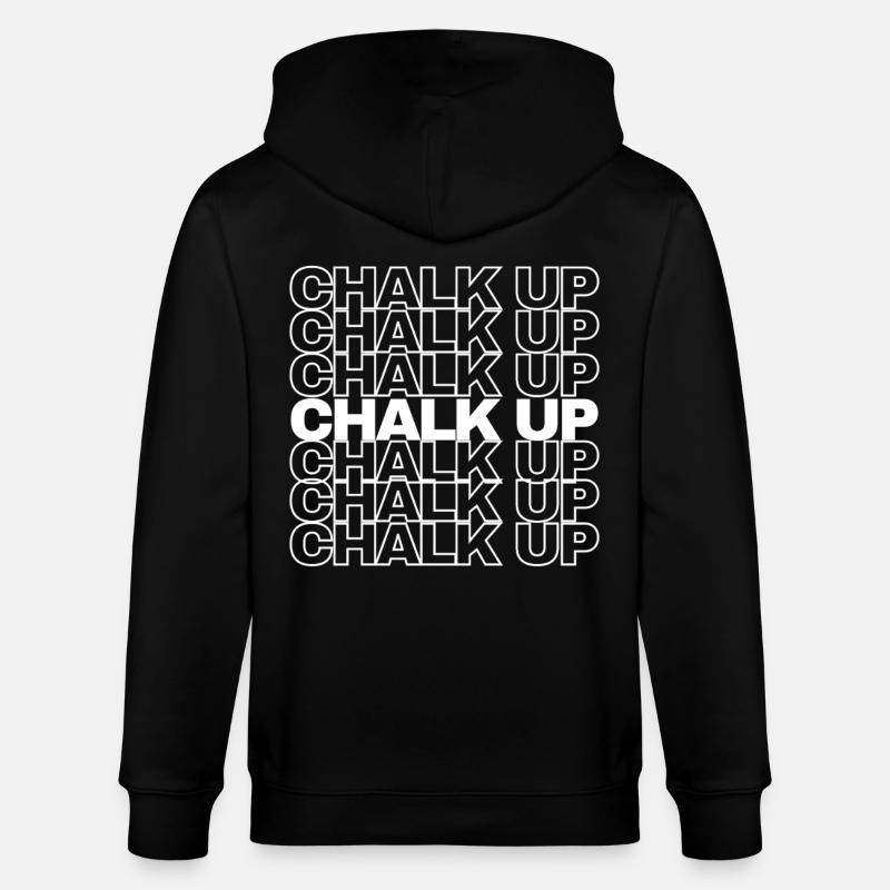 Boulderer Chalk Up Bloc - Veste à capuche bio CULTIVATOR Stanley/Stella Unisexe - noir