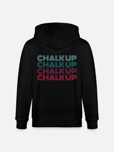 Boulderer Chalk Up Bouldering - Stanley/Stella CULTIVATOR Unisex Organic Hooded Jacket - black