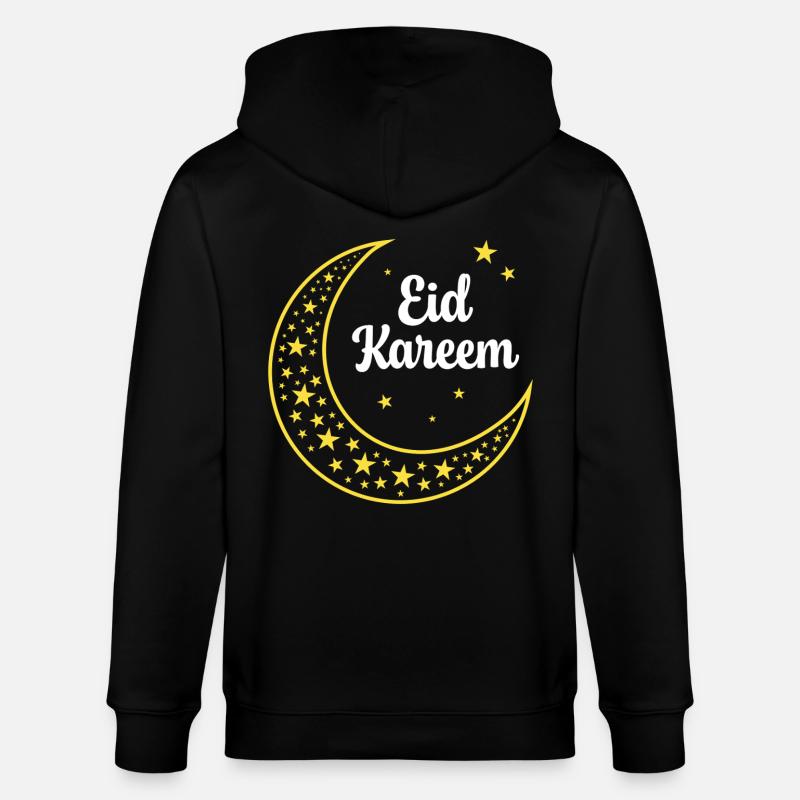 Eid Kareem - Stanley/Stella Unisex Bio-Kapuzenjacke CULTIVATOR  - Schwarz