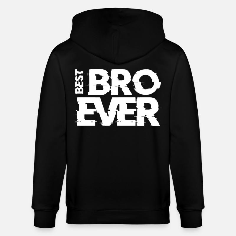 MEILLEUR BRO JAMAIS - Veste à capuche bio CULTIVATOR Stanley/Stella Unisexe - noir