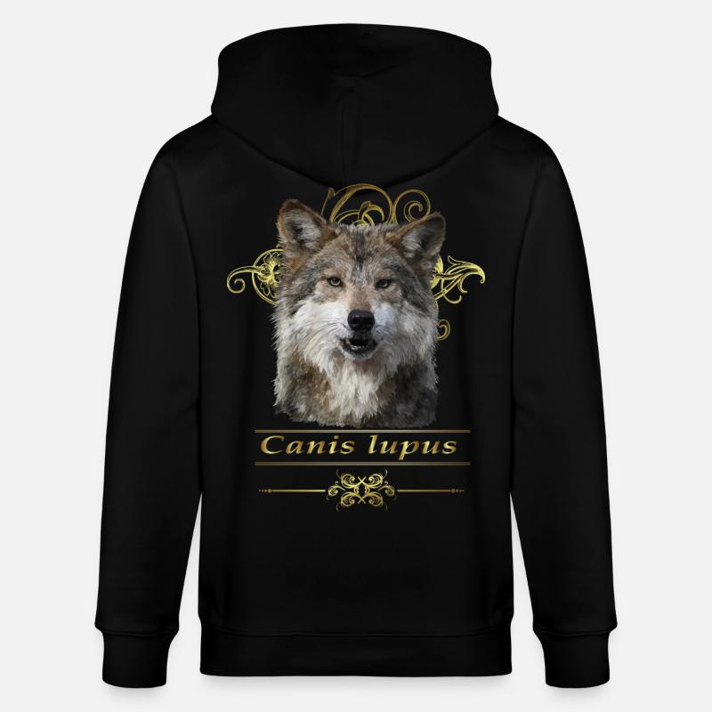 Loup - Veste à capuche bio CULTIVATOR Stanley/Stella Unisexe - noir